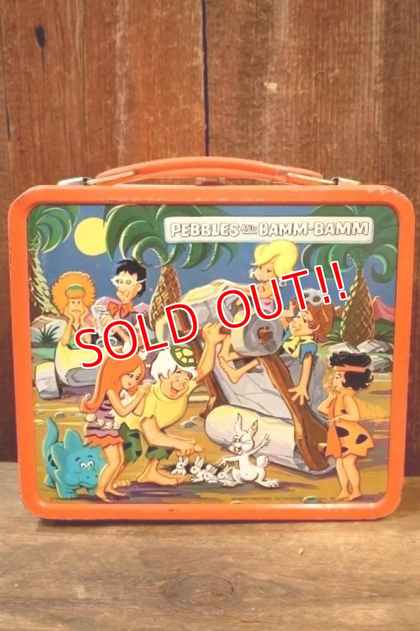 画像1: ct-251201-08 PEBBLES AND BAMM BAMM / ALADDIN 1971 Metal Lunch Box