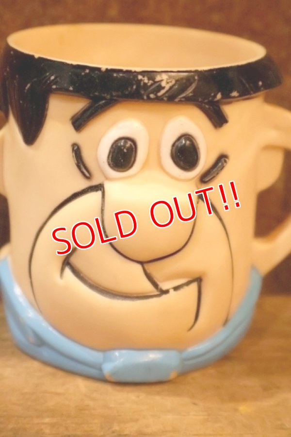 画像2: ct-250618-07 Fred Flintstone / 1960's Plastic Mug