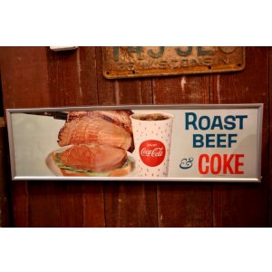 画像: dp-260204-10 Coca-Cola "ROSAT BEEF & COKE" 1960's Poster