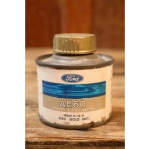画像: dp-260204-42 Ford 1960's AE60 COLOR PATCH ENAMEL 3 FL.OZ. CAN "MED.GOLD MET."