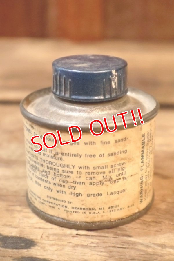 画像3: dp-260204-42 Ford 1960's AE60 COLOR PATCH ENAMEL 3 FL.OZ. CAN "BRT. BLUE MET."