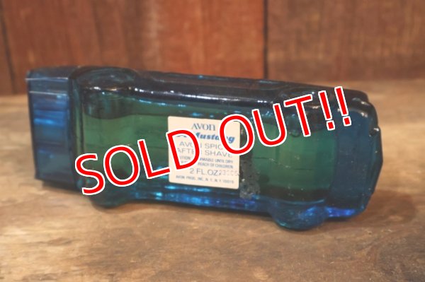 画像8: dp-260303-02 AVON / 1970's '64 Mustang  SPICY AFTER SHAVE GLASS BOTTLE