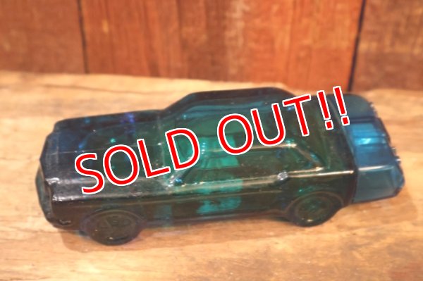 画像7: dp-260303-02 AVON / 1970's '64 Mustang  SPICY AFTER SHAVE GLASS BOTTLE