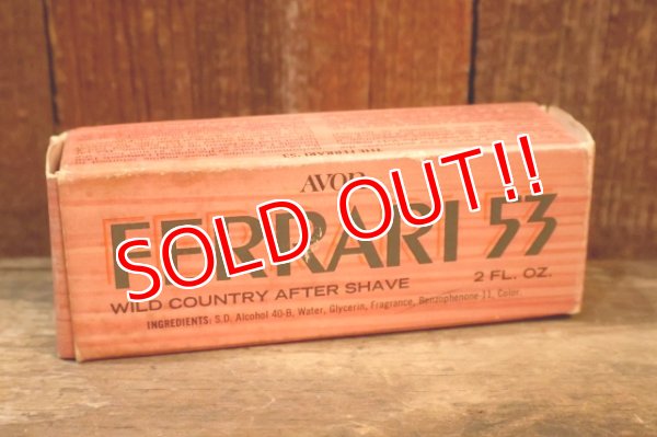 画像7: dp-260303-02 AVON / 1970's FERRARI '53  WILD COUNTRY AFTER SHAVE GLASS BOTTLE