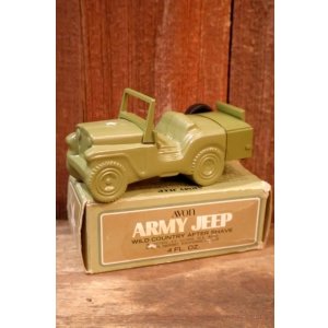 画像: dp-260303-02 AVON / 1970's ARMY JEEP WILD COUNTRY AFTER SHAVE GLASS BOTTLE