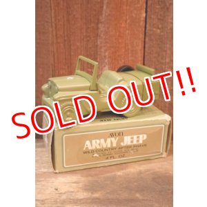 画像: dp-260303-02 AVON / 1970's ARMY JEEP WILD COUNTRY AFTER SHAVE GLASS BOTTLE
