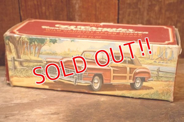 画像9: dp-260303-02 AVON / 1970's '48 Chrysler WILD COUNTRY AFTER SHAVE GLASS BOTTLE