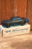 画像1: dp-260303-02 AVON / 1970's '64 Mustang  SPICY AFTER SHAVE GLASS BOTTLE