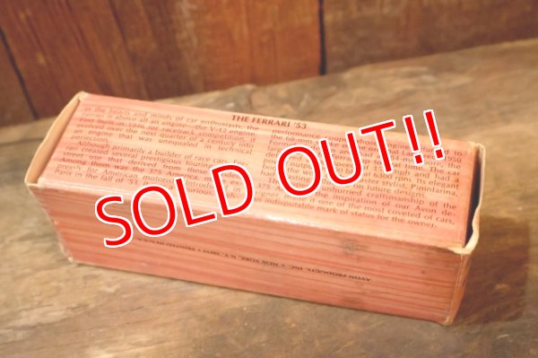 画像10: dp-260303-02 AVON / 1970's FERRARI '53  WILD COUNTRY AFTER SHAVE GLASS BOTTLE