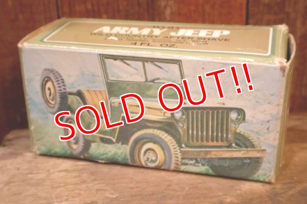 画像9: dp-260303-02 AVON / 1970's ARMY JEEP WILD COUNTRY AFTER SHAVE GLASS BOTTLE