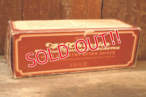 画像8: dp-260303-02 AVON / 1970's '48 Chrysler WILD COUNTRY AFTER SHAVE GLASS BOTTLE