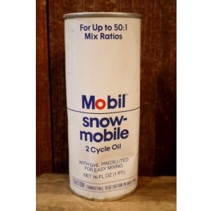 画像: dp-260204-96 Mobil snow-mobile 2 Cycle Oil 16 FL. OZ. CAN