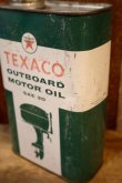 画像3: dp-260204-99 TEXACO 1960's OUTBOARD MOTOR OIL ONE U.S. QUART CAN