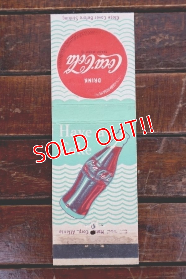 画像1: dp-260204-120 Coca-Cola 1940's-1950's Matchbook