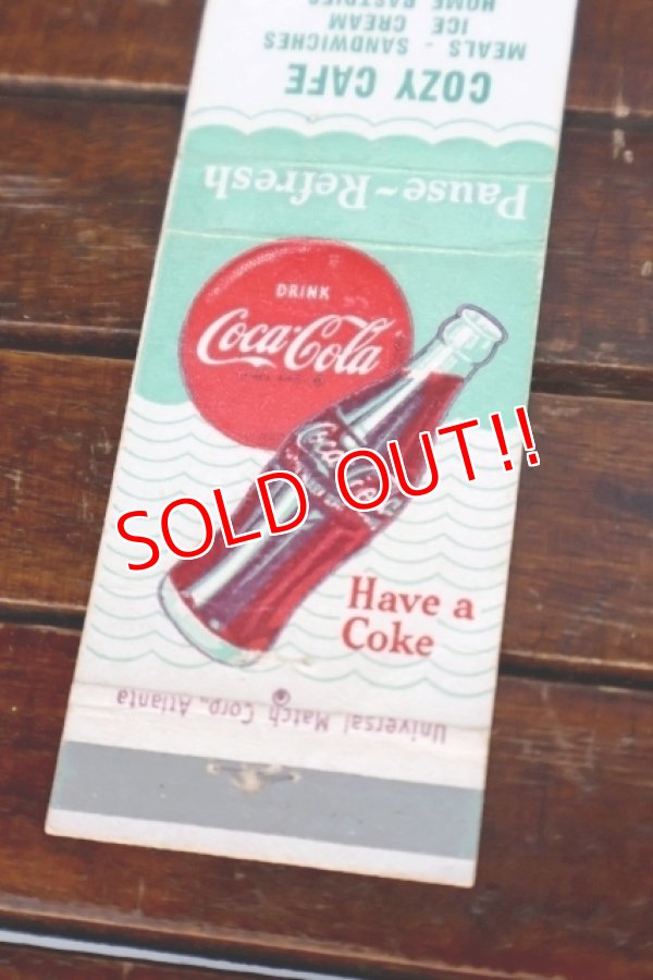 画像2: dp-260204-120 Coca-Cola 1940's-1950's Matchbook