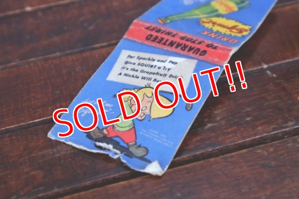 画像3: dp-260204-120 Squirt 1940's-1950's Matchbook