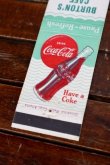 画像2: dp-260204-120 Coca-Cola 1940's-1950's Matchbook