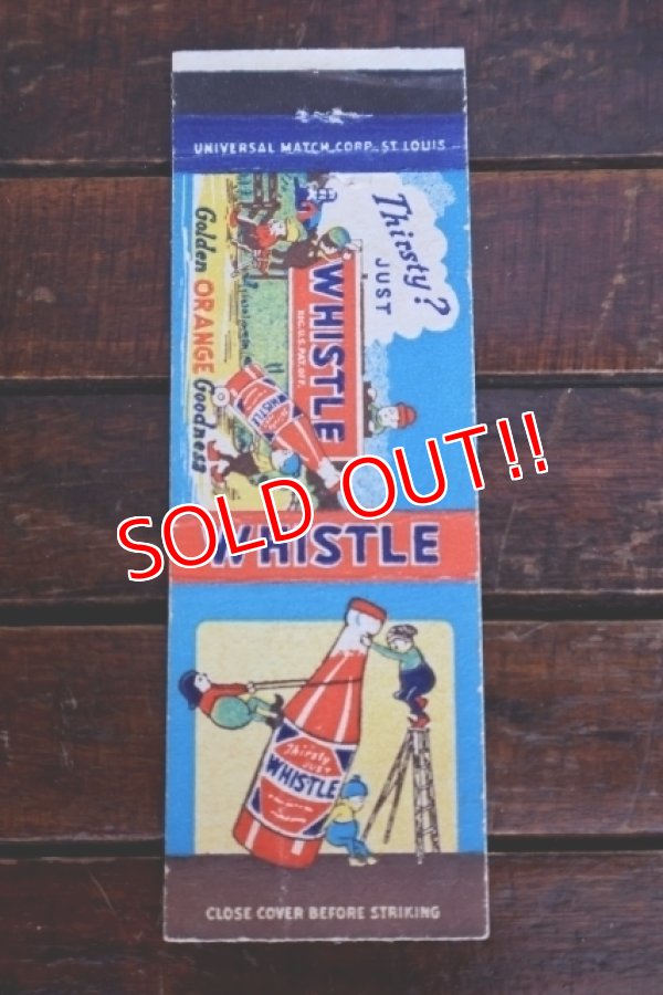 画像1: dp-260204-120 WHISTLE 1940's Matchbook