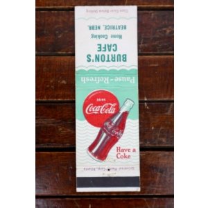画像: dp-260204-120 Coca-Cola 1940's-1950's Matchbook