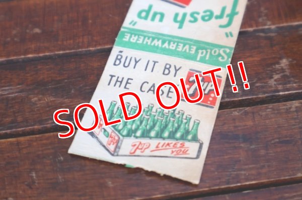 画像3: dp-260204-120 7 Up "fresh up" 1950's Matchbook