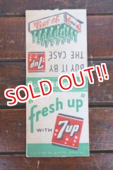 画像: dp-260204-120 7 Up "fresh up" 1950's Matchbook
