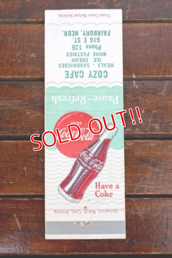 画像1: dp-260204-120 Coca-Cola 1940's-1950's Matchbook