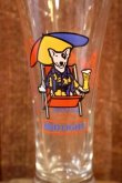 画像2: gs-260204-03 BUD LIGHT 1987 SPUDS MACKENZIE BEER GLASS
