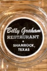 画像: dp-260204-60 Billy Graham RESTAURANT VINTAGE GLASS ASHTRAY