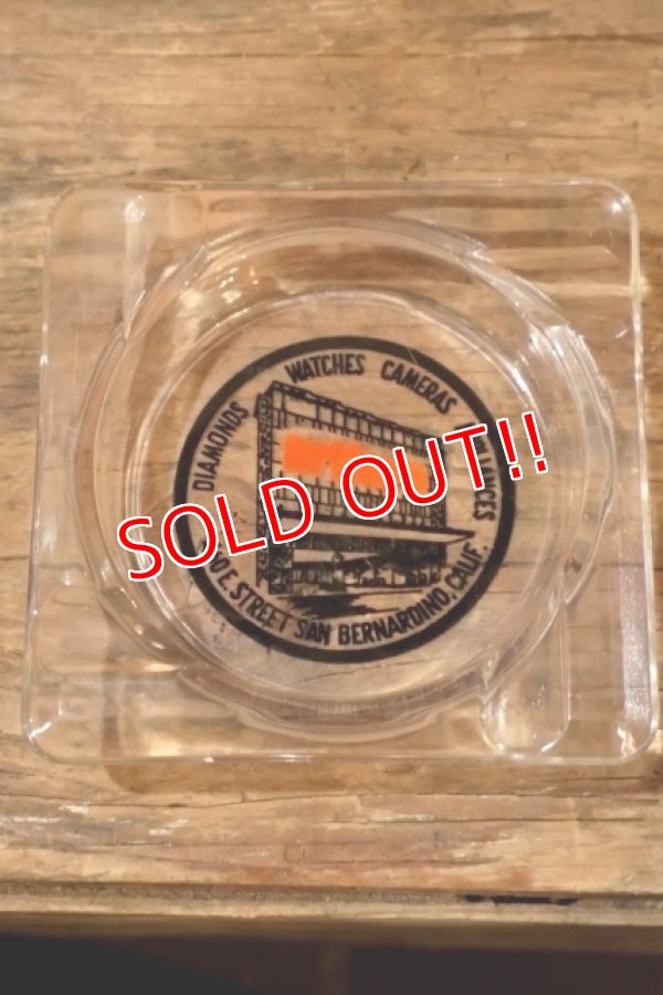 画像2: dp-260204-60 Arthur's VINTAGE GLASS ASHTRAY