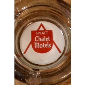 画像: dp-260204-60 HYATT Chalet Motel VINTAGE GLASS ASHTRAY
