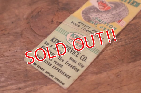 画像2: dp-260204-120 KELLY TIRES 1940's-1950's Matchbook