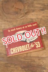 画像: dp-260204-120 CHEVROLET for '53 1950's Matchbook