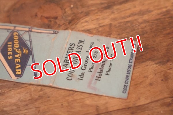 画像3: dp-260204-120 GOODYEAR TIRES 1940's-1950's Matchbook