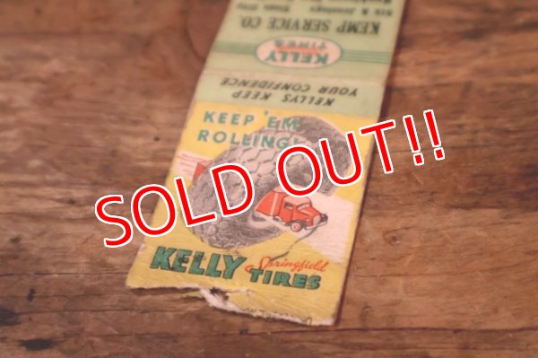 画像3: dp-260204-120 KELLY TIRES 1940's-1950's Matchbook