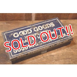 画像: dp-260322-06 GOOD MFG. Co, INC / 〜1950's "GOOD" GOODS RUBBER RINGS TIN BOX