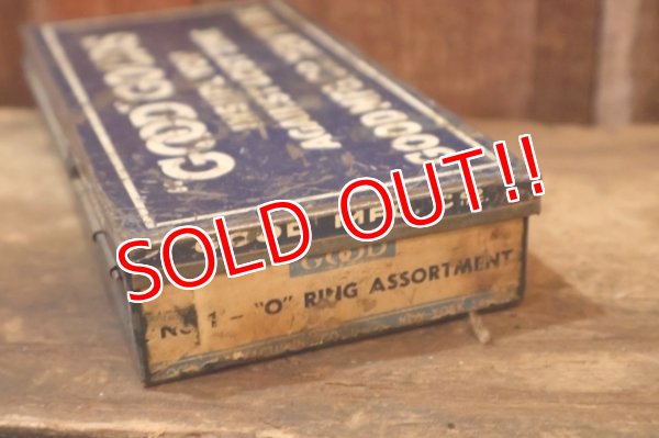 画像6: dp-260322-06 GOOD MFG. Co, INC / 〜1950's "GOOD" GOODS RUBBER RINGS TIN BOX