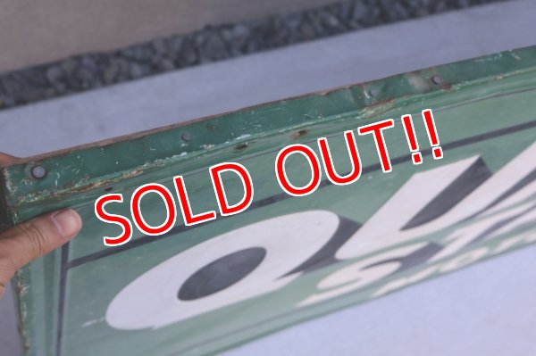 画像16: dp-260204-02  【※店頭ピックのみ】QUAKER STATE MOTOR OIL 1940's METAL SIGN