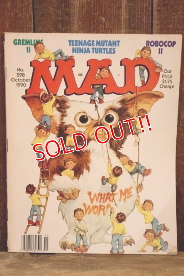 画像1: ct-260322-13 MAD MAGAZINE No.298 October 1990 "GREMLiNS"