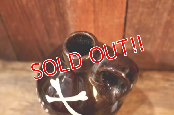 画像8: dp-260325-17 SONSCO 1950's-1960's Skull Decanter Bottle