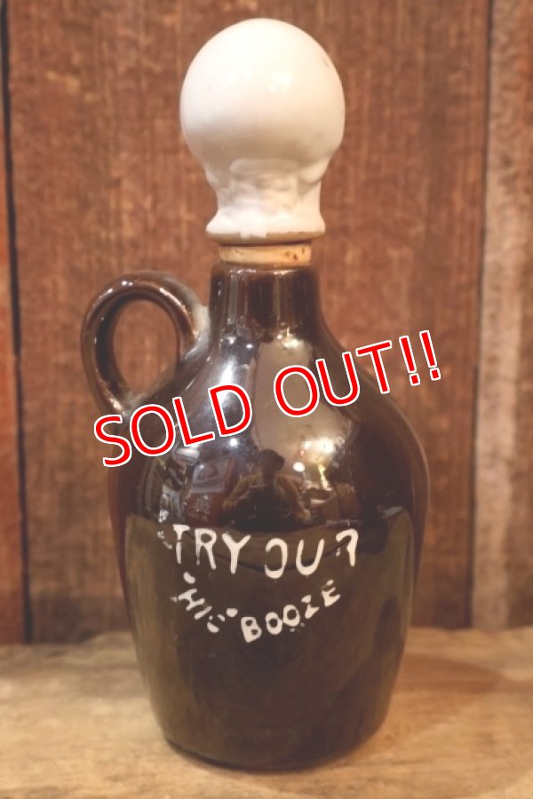 画像6: dp-260325-17 SONSCO 1950's-1960's Skull Decanter Bottle