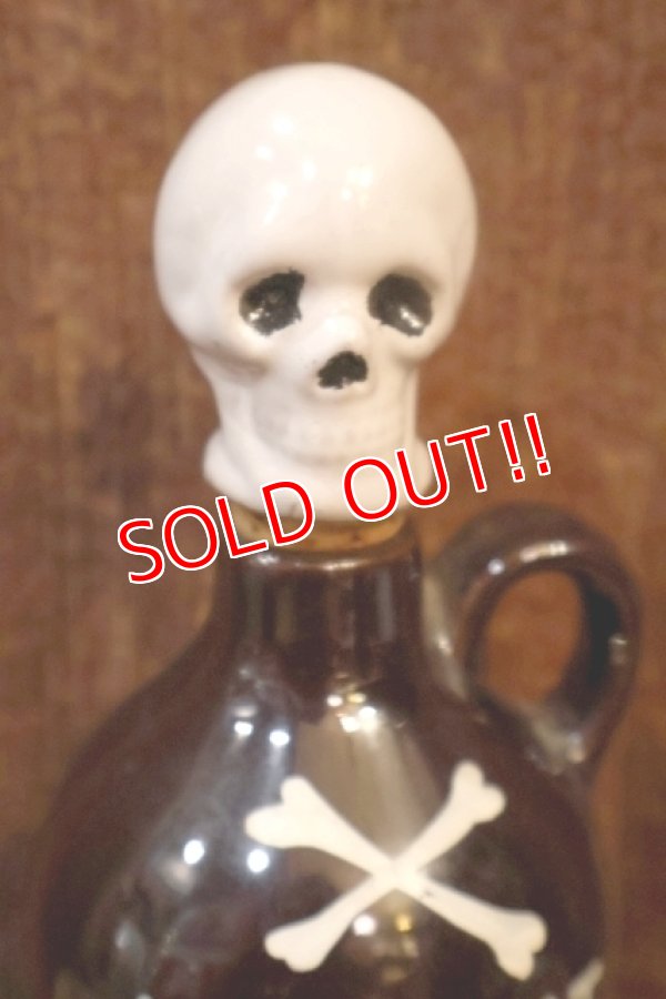 画像2: dp-260325-17 SONSCO 1950's-1960's Skull Decanter Bottle