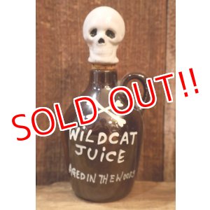 画像: dp-260325-17 SONSCO 1950's-1960's Skull Decanter Bottle