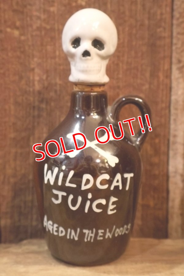 画像1: dp-260325-17 SONSCO 1950's-1960's Skull Decanter Bottle