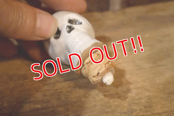画像7: dp-260325-17 SONSCO 1950's-1960's Skull Decanter Bottle