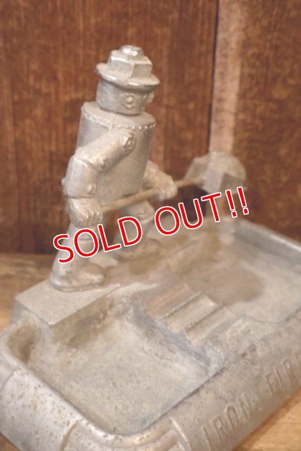 画像4: ct-260322-22 IRON FIREMAN 1950's-1960's Advertising Ashtray