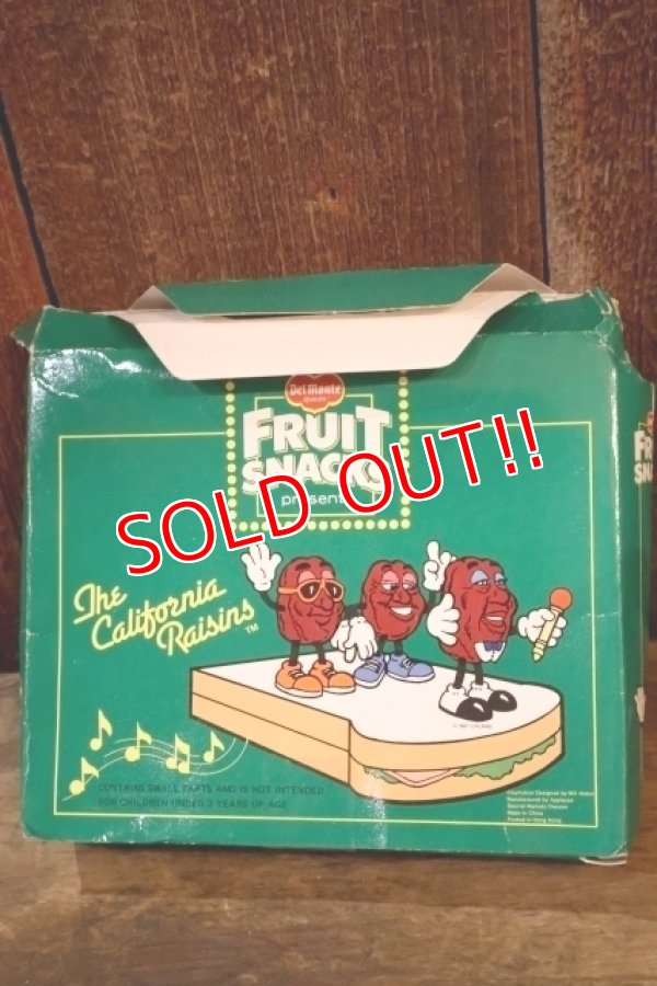 画像11: ct-260322-19 The California Raisins / 1987 Del Monte Fruit Snacks Musical Sandwich