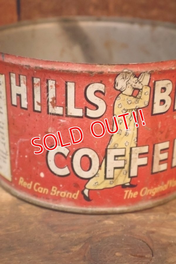 画像2: dp-260226-05 HILLS BROS COFFEE 1950's ONE POUND CAN
