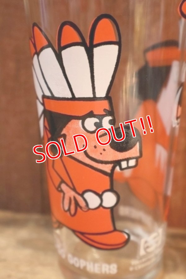 画像2: gs-260401-09 GO GO GOPHERS / PEPSI 1970's Collector Series 16 oz. Glass