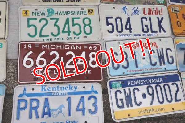 画像4: dp-230518-02 United States of America License Plates Full Set