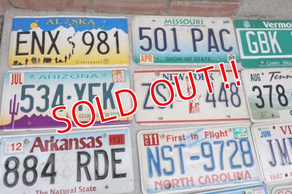 画像2: dp-230518-02 United States of America License Plates Full Set